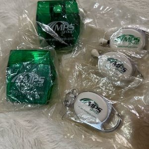 MPS Group magnetic clip (x2) and lanyard clip (x3)